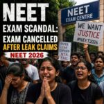 मेडिकल एंट्रेंस एग्जाम नीट (NEET) 2026 पेपर लीक के “बेबस” 22 लाख बच्चो की “बद्दुआ”और अभिभावकों के “श्राप” से होने वाले अनिष्ट को झेलने की तैयारी कर ले सरकार और सरकारी सिस्टम।